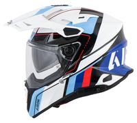 Airoh Commander 2 Skip Casco de enduro Blanco/Azul/Rojo XL unisex