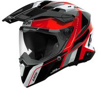 Airoh Commander 2 Skip Casco de motocross, negro-blanco-rojo, tamaño 2XL para Hombres