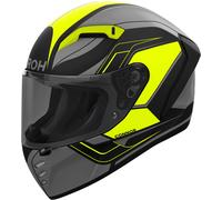 Airoh Connor Dunk, casco integral XS male Mate Negro/Gris/Amarillo Neón