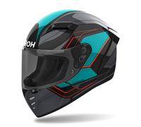 Airoh Connor Dunk, casco integral L male Negro/Gris Oscuro/Turquía