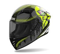 Airoh Connor Gamer, casco integral L male Negro/Gris/Amarillo Neón