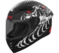 Airoh Connor Myth, casco integral S male Mate Negro/Blanco/Rojo