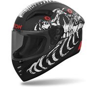 Airoh Connor Myth Casco, negro mate/rojo/blanco, Talla XL (61/62)