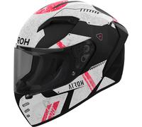 Airoh Connor Omega, casco integral L male Mate Negro/Gris Claro/Rojo