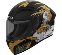 Airoh Connor Zeus, casco integral XL male Mate Negro/Gris/Oro