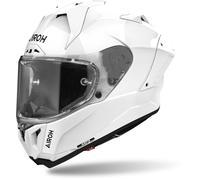 Airoh GP 800 Color Carbon Casco, blanco, tamaño S para Hombres