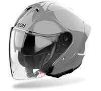 Airoh H 21 Casco a reacción, gris, tamaño L para Hombres