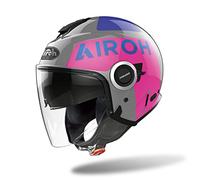 Airoh HELIOS UP PINK/GREY GLOSS XL
