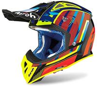 AIROH HELMET AVIATOR 2.3 AMS2 GLOW CHROME ORANGE L