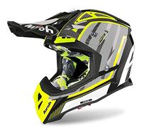AIROH HELMET AVIATOR 2.3 AMS2 GLOW CHROME YELLOW XL