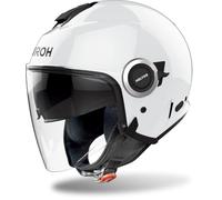 AIROH Helyos - Casco Jet de Color Blanco Brillante, Talla M