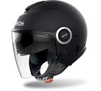 Airoh Helyos Color 06 Casco Jet, negro, tamaño S para Hombres