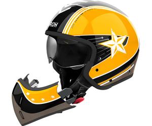 Airoh J 110 Command, casco modular S male Amarillo/Negro/Gris Oscuro