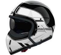 Airoh J 110 Raster Casco, Blanco/Negro, Talla XL (61/62)