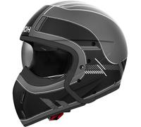 Airoh J 110 Raster Casco, negro mate/gris, Talla XXL (63)