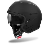 Airoh J110 Color Casco Jet, negro, tamaño XL para Hombres