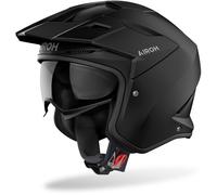 Airoh Kombakt Casco a reacción, Black Matt, Talla M (57/58)