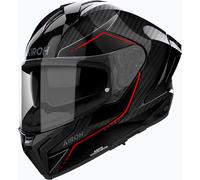 Airoh Matryx Carbon Stylish, casco integral L female Negro/Rojo