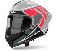 Airoh Matryx Rider Casco, negro mate/gris/rojo, Talla M (57/58)