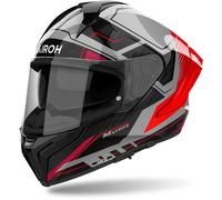 Airoh Matryx Rocket Casco, negro-gris-rojo, tamaño XL para Hombres