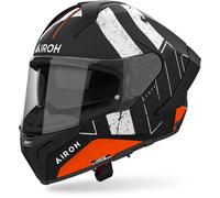Airoh Matryx Scope Casco, Negro/Blanco/Naranja, Talla XL (61/62)