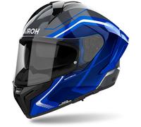 Airoh Matryx Wide Casco, negro/azul, Talla XXL (63)