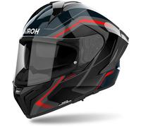 Airoh Matryx Wide Casco, negro/gris/rojo, Talla L (59/60)