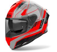 Airoh Spark 2 Chrono Casco, gris/rojo, Talla XS (53/54)