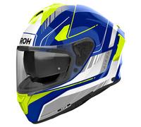 Airoh Spark 2 Chrono Casco, azul-amarillo, tamaño L para Hombres