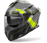 Airoh Spark 2 Dart Casco, negro/gris/amarillo, Talla M (57/58)