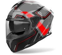 Airoh Spark 2 Dart Casco, negro/gris/rojo, Talla M (57/58)