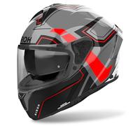 Airoh Spark 2 Dart Casco, negro/gris/rojo, Talla S (55/56)