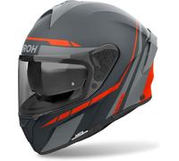 Airoh Spark 2 Spinner, casco integral S male Mate Gris Oscuro/Gris/Naranja Neón