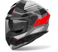 Airoh Spark 2 Zenith Casco, negro-gris-rojo, tamaño XL para Hombres