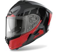 Airoh Spark Rise, casco integral XS male Gris Oscuro/Rojo/Negro