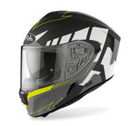 Airoh Spark Rise Casco, negro-amarillo, tamaño 2XL