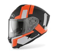 Airoh Spark Shogun Casco, negro-naranja, tamaño M