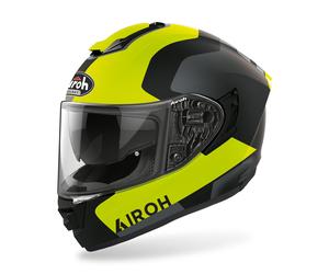 Airoh ST.501 Dock Casco, negro mate/amarillo, Talla XL (61/62)