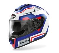 Airoh ST.501 Square Casco, blanco/azul/rojo, Talla XXL (63)