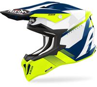 Airoh Strycker Blazer Casco de motocross, amarillo, Talla S (55/56)