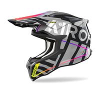 Airoh Strycker Brave, casco cruzado L male Gris/Negro/Fucsia/Amarillo