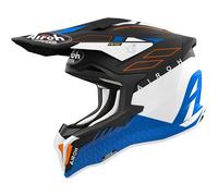 Airoh Strycker Skin Casco de motocross, azul, tamaño M