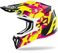 Airoh Strycker XXX Carbon Casco de motocross, rosa, Talla XL (61/62)