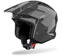 Airoh TRR II Casco a reacción, gris oscuro, Talla S (55/56)