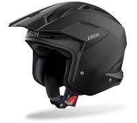 Airoh TRR II Casco a reacción, negro, tamaño S para Hombres