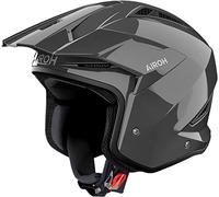 Airoh Casco TRR II Unisex para adultos Abierto Gris oscuro Brillo M
