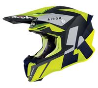 Airoh Twist 2.0 Lift Casco De Cross Mate/Negro/Amarillo 2XL unisex