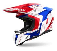 AIROH TWIST 3 DIZZY BLUE/RED GLOSS M