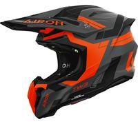 Airoh Twist 3 Dynasty, casco de motocross XXL female Mate Gris/Naranja Neón/Negro