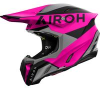 Airoh Twist 3 King, casco cruzado L male Mate Fucsia Neón/Negro/Gris